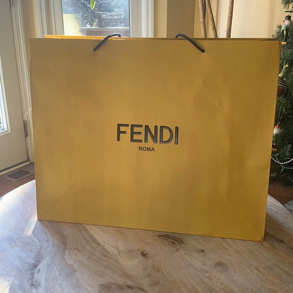 FENDI Paper Shopping bag w/ribbon - XLarge - Picture 1 of 7